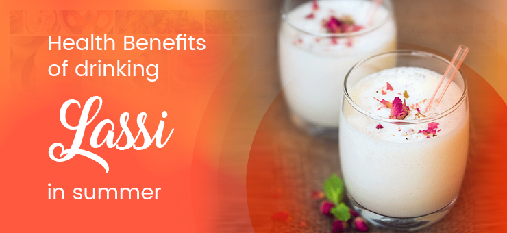 Drinking lassi
